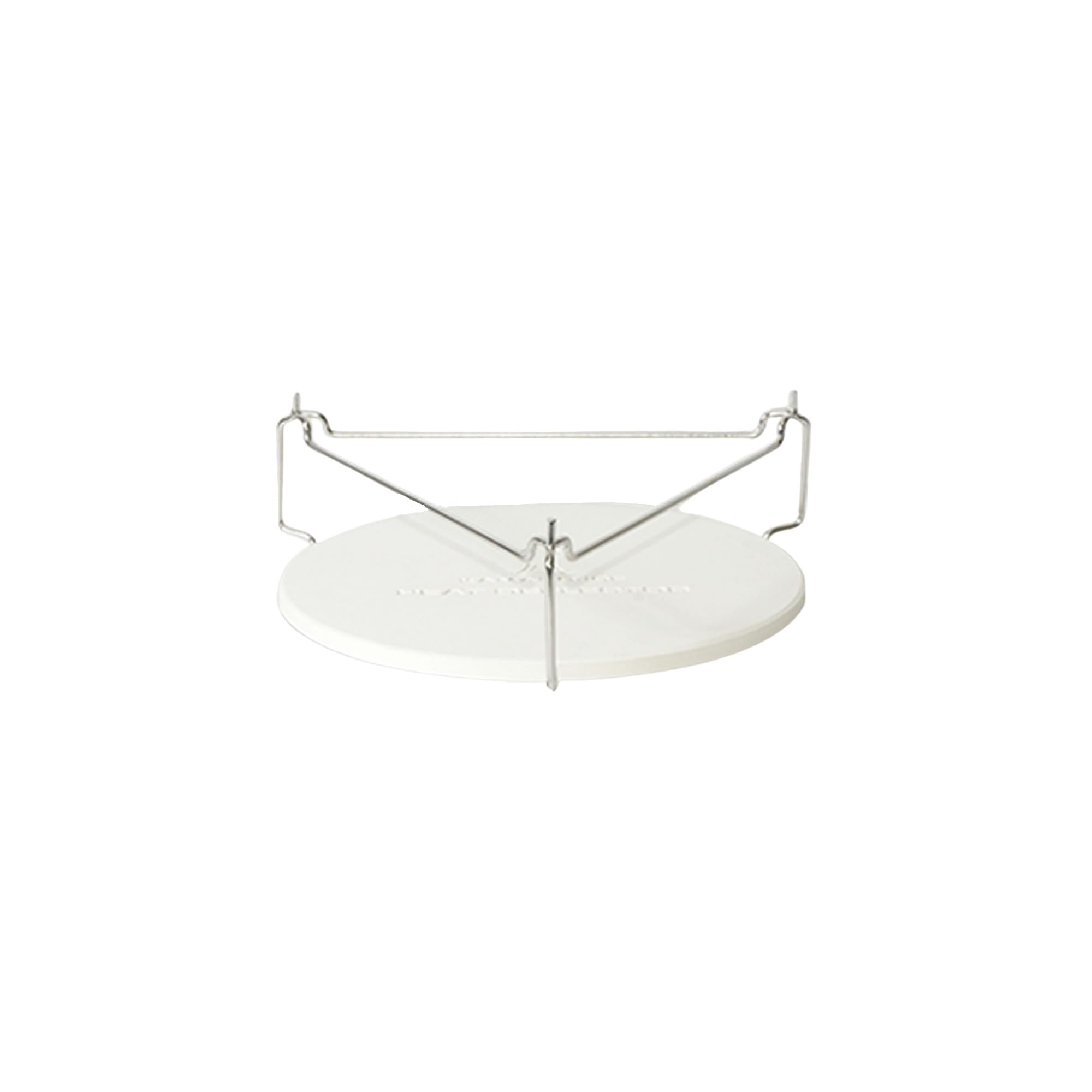 Kamado Joe Junior Ceramic Heat Deflector, White Ceramic Deflector Plate for Joe Jr Charcoal Grill and Smoker, BBQ Accessory for Indirect Cooking