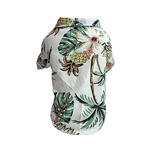 Camisetas transpirables para perros, ropa de playa, para cachorros, hawaianos, camisetas para perros