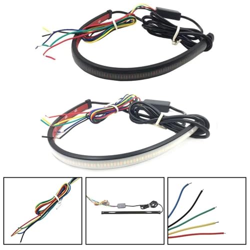 Luz de freno trasera para motocicleta accesorio de parada 20 cm 7