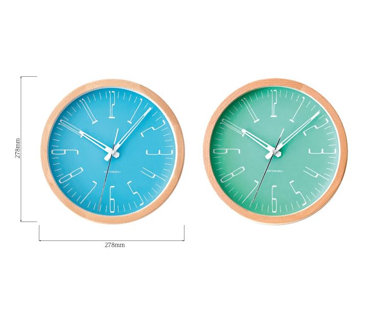 Amazon.co.jp: KATOMOKU muku clock 21 ライトブルー 掛け時計 ライト