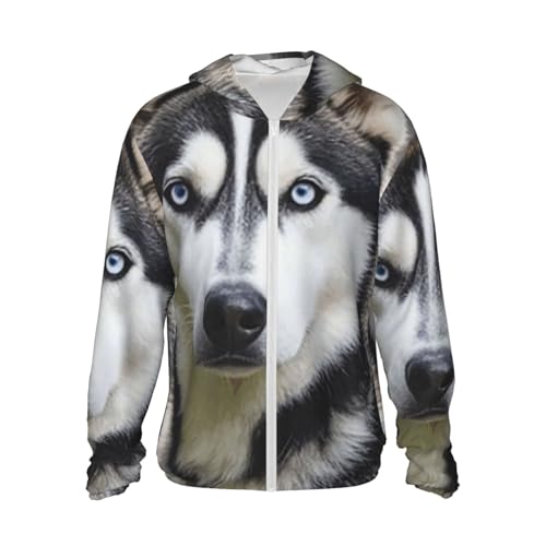 Veste à manches longues Husky Dog pour randonnée et plage anti-UV