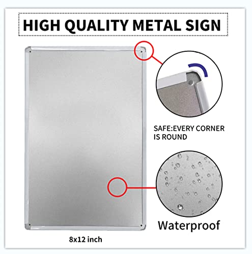 Mars Attacks Movie (1996) Poster Vintage Metal Tin Sign Retro Style Wall Plaque Decoration Metal Sign 8X12 Inch #TOP2