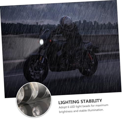 Faro led para motocicleta para solucionar la falta de luz nocturna 7