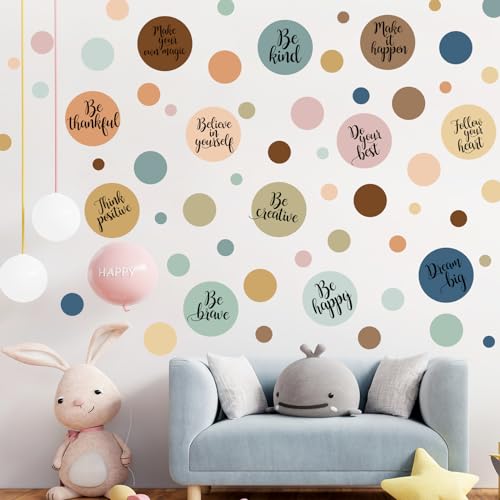 Vinilo decorativo puntos motivacionales para pared miniatura 1