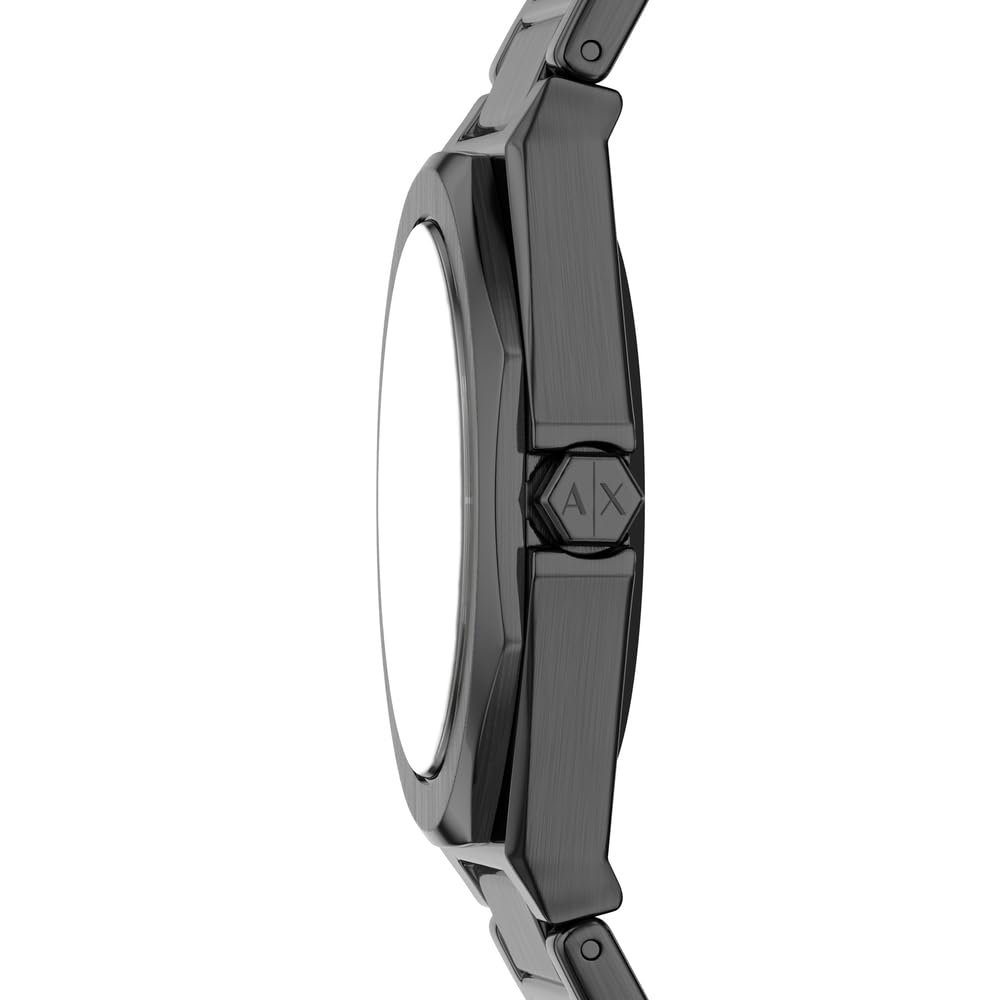 Armani Exchange Reloj para Mujer, Movimiento de Cuarzo de Tres Agujas y Caja de 34 mm con Correa de Acero Inoxidable o Cuero