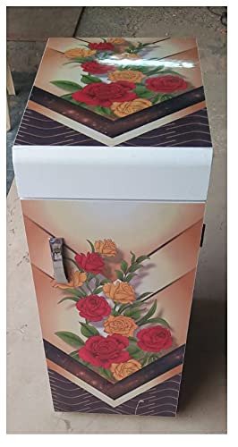 Matrukrupa Enterprise Fully automatic domstic flour mill atta chakki for home use Rose Printed (7kg)