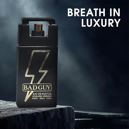 Image of AFLUXE Bad Guy EDP Men's Cologne, Citrus Leather Woody | Bold eau de parfum men with lemon bergamot star anise. Leather tonka bean base. Long lasting daily masculine scent.