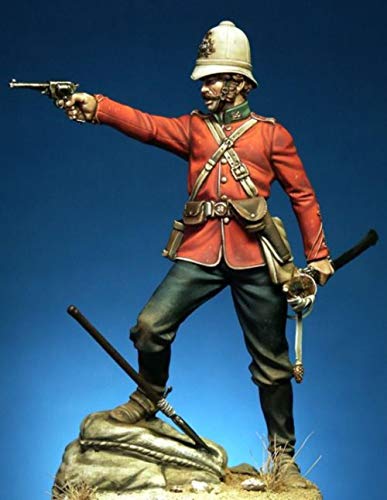Figura de Guerrero Antiguo 1/24 Resina con Base miniatura 1