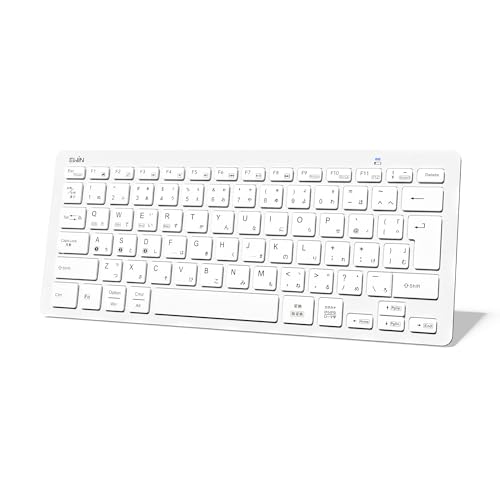 キーボード ワイヤレス bluetooth 小型 静音 薄型 軽量 コンパクト 日本語 かな入力 PC ノートパソコン スマホ タブレット Mac ios android Windows など対応 EW-B009