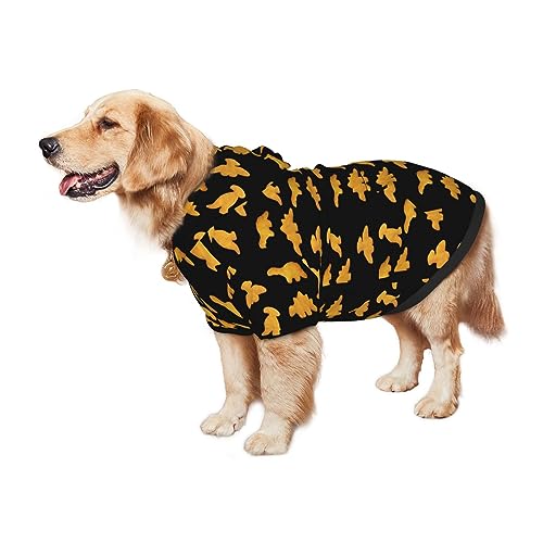 Disfraz para perro Dinosaurio Sudadera con capucha grande miniatura 4
