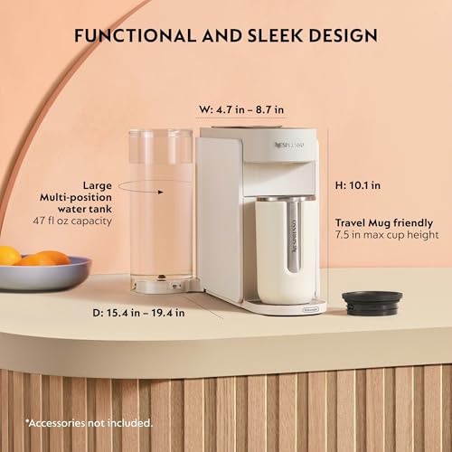 Image of Nespresso Vertuo Up Coffee and Espresso Maker by DeLonghi, White