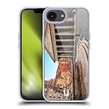 Head Case Designs Pantheon Rome Italy A Glimpse of Rome Gel Case [Military Grade Protection] Compatible with Apple iPhone 16e and Compatible with MagSafe