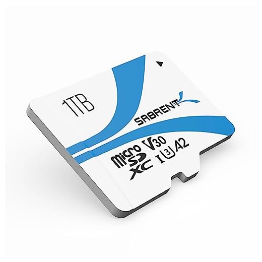 SABRENT Cartão de memória Rocket V30 A2 1TB MicroSDXC R100MB/s W30MB/s (SD-MQ30-1TB)