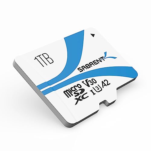 SABRENT Rocket V30 A2 1TB MicroSDXC Memory Card R100MB/s W30MB/s Compatible with Steam Deck, Nintendo-Switch, Go Pro, Cameras, Smartphones. (SD-MQ30-1TB)