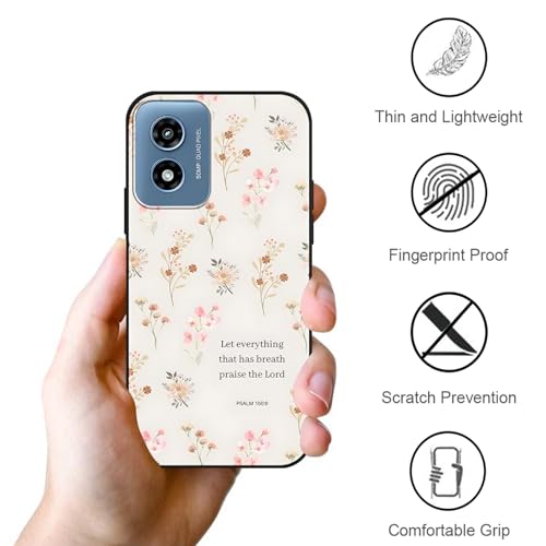 Zrutru 2 Pack Cartoon Floral Phone Case for Motorola Moto G Play 2024 6.5",Cute Kawaii Flower Collage Pattern Cases Aesthetic Design,Black TPU Bumper Protective Cover for Girls Women - image 6