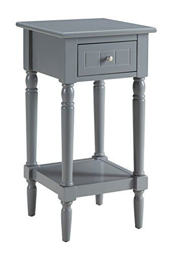 Convenience Concepts French Country Khloe Accent Table, Gray