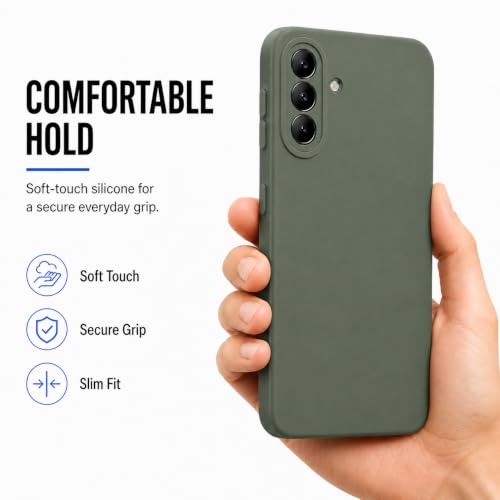 Image of ArmourPro Soft Silicone Back Cover for Samsung Galaxy A37 | Green