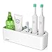 CORNERIA Easy-store Portacepillos De Diente - Soporte de Cepillo de Dientes con Ventosa, Desmontable(Blanco)