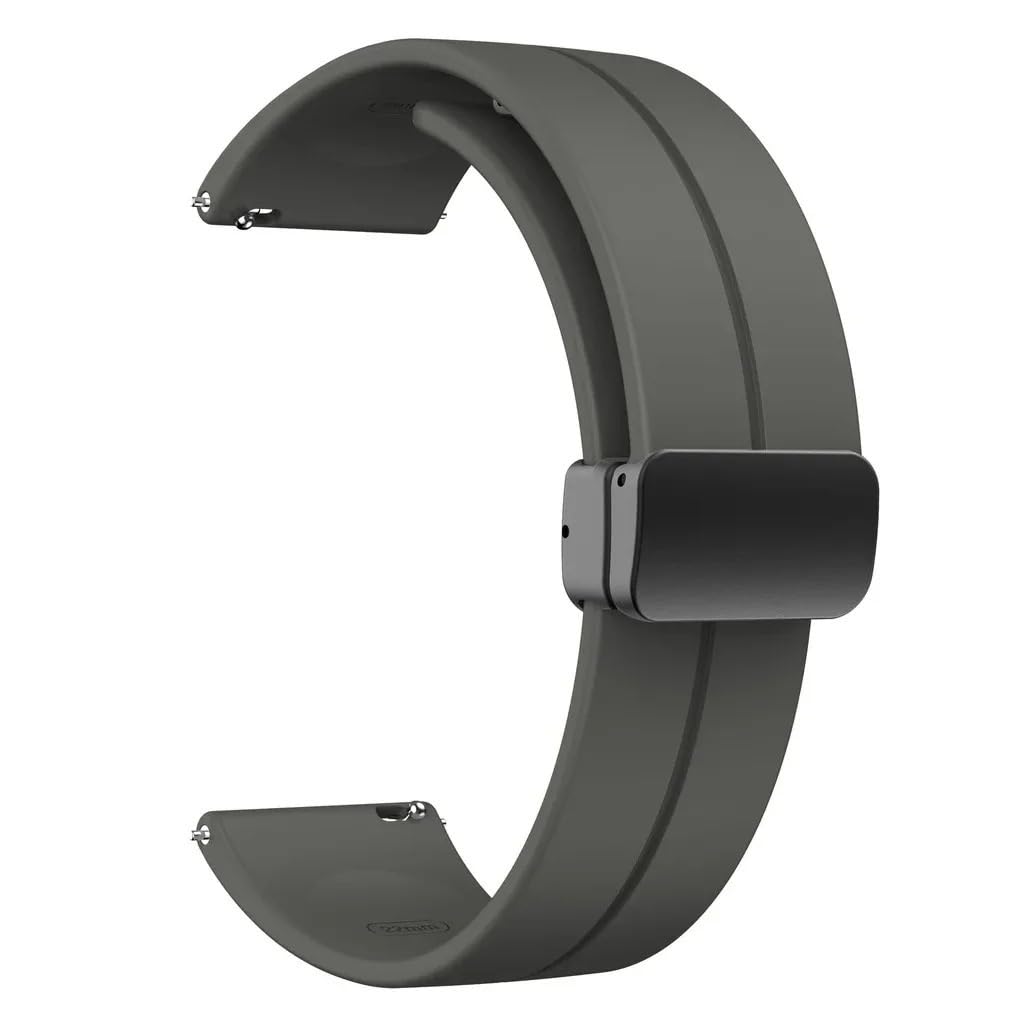Bracelets en silicone avec boucle en acier inoxyda Bracelet en silicone 20mm 22mm Bracelet de montre en Silicone étanche boucle pliante magnétique bande à dégagement rapide bracelets de montre univers