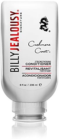 Billy Jealousy Cashmere Coat Hair Conditioner for Men, Strengthening & Hydrating Conditioner Infused with Peppermint, Lemon Fruit & Swertia Extract Ideal for Fine, Thinning Hair, 8 Fl Oz