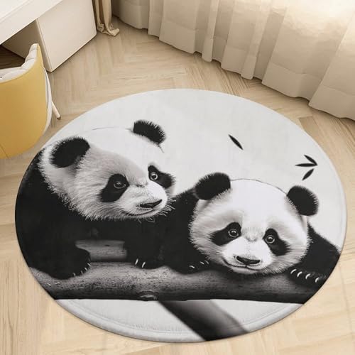 Alfombra de pandas para cocina y baño que alegra tu suelo 7