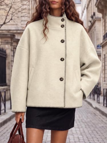  Womens Cropped Pea Coats Oversized - image 2