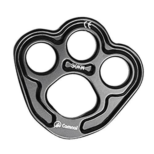Evitez les cordes emmêlées avec la Paw Rigging Plate système de belay en aluminium