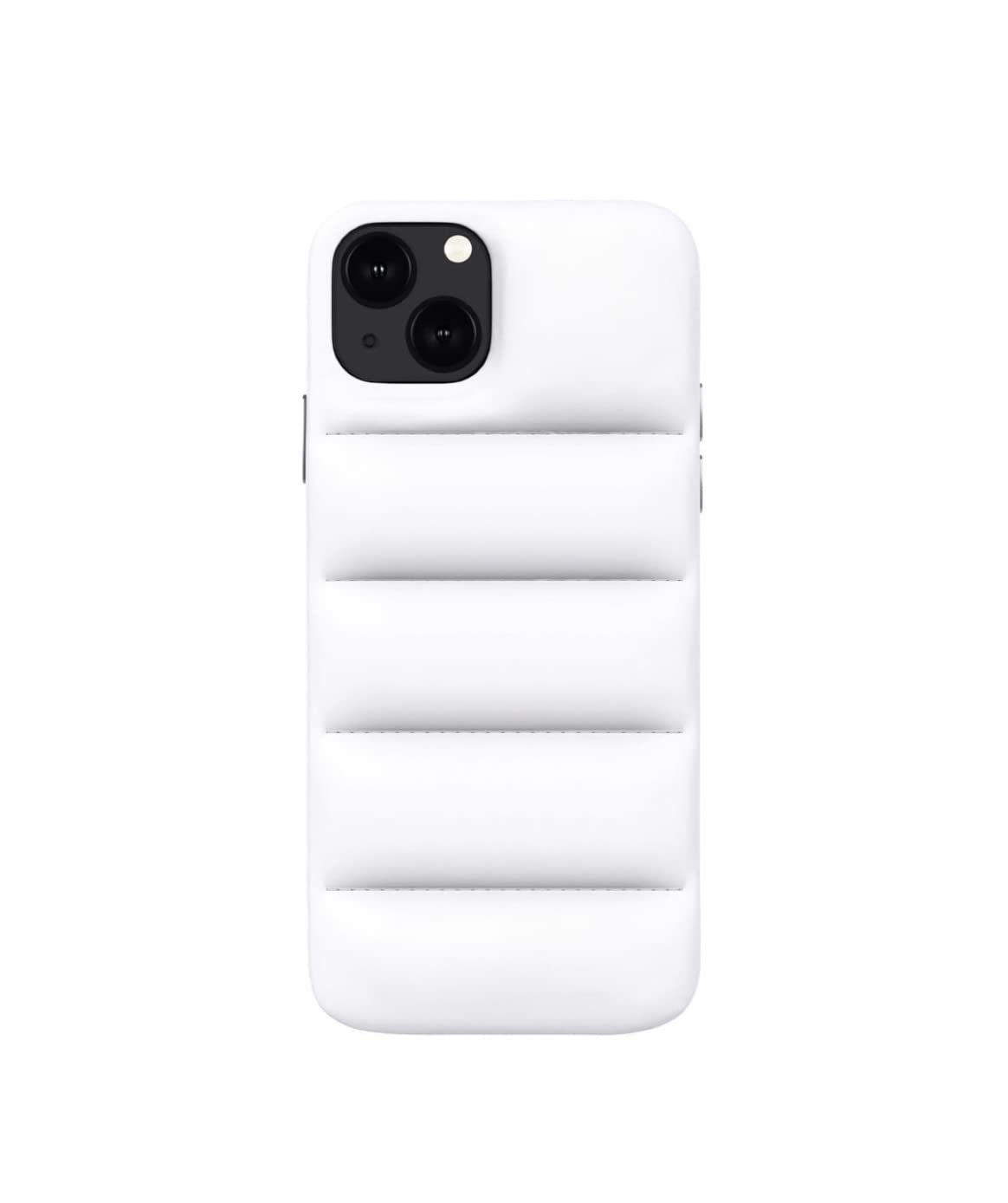 Puffer Case for iPhone 12/13, White