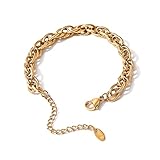 ceres paris 18K Gold Plated Bracelet for Women – Elegant and Trendy Friendship Bracelets for Women | Jewelry Gifts for Women | Durable, Adjustable, and Hypoallergenic Bracelet for Women