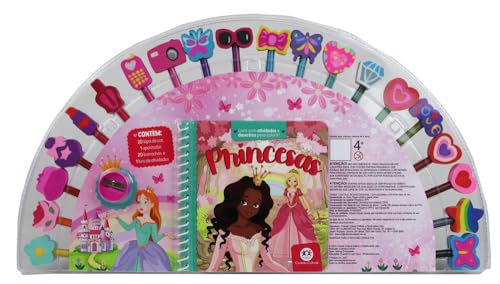 Princesas - Livro com atividades e desenhos para colorir