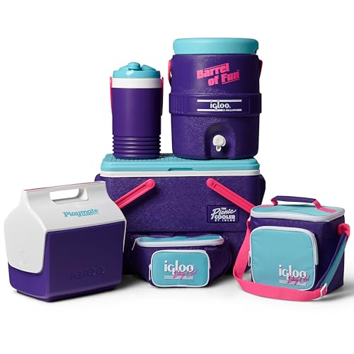 Igloo Retro Playmate Mini 4 Qt Cooler, Purple - image 5