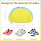 Dntorx 2 Stück Schuhwaschbeutel Waschmaschine 40.5cm x 27cm, Wiederverwendbarer Schuhbeutel Waschmaschine Waschbeutel Schuhe mit Reißverschluss Wäschesack Schuhe Groß für Waschmaschine Trockner