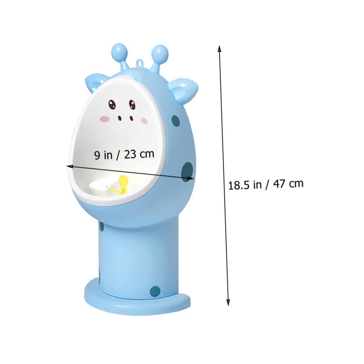 Training Urinal for Boys Height Cartoon Design Portable Potty for PP Material Hygienic Boys Standing Potty Trainer