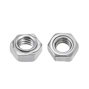 Sourcing Map 20Stk. Sechskant Schweißmutter 5/16-18