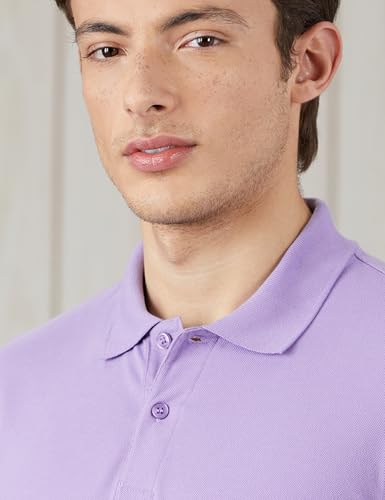 Image of Amazon Brand - Symbol Men's Cotton Rich Solid Polo Tshirt | Collar Tshirts | Half Sleeves | Plain-Regular Fit (Available in Plus Sizes and Combo Pack of 2)