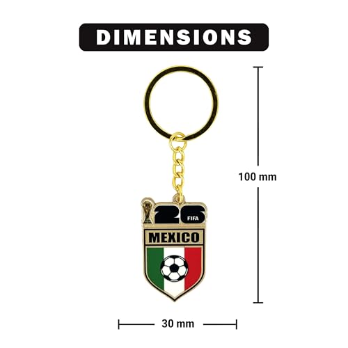 Image of 2026 FIFA World Cup Keychain - Officially Licensed, Collectible Gift for Fans, Durable Metal Ring for Keys, Backpacks