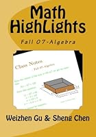Math HighLights: Fall 07-Algebra 1453601015 Book Cover