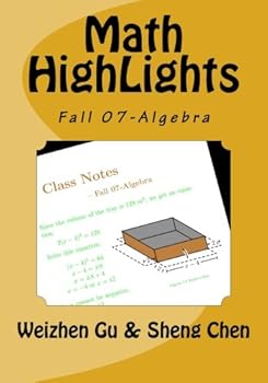 Paperback Math HighLights: Fall 07-Algebra Book