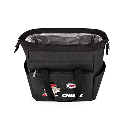 Image of PICNIC TIME NFL Mickey Mouse On The Go Lunch Bag - Soft Cooler Lunch Box - Insulated Lunch Bag, (Black)