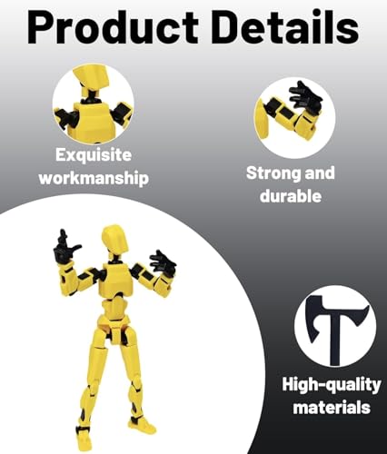 Image of ONNGEO Red Rider Dummy 13 Robot Action Figure with Weapons, Brown and Black, 5.25 Inch, Articulated Joints, Plastic, Modern Robot Theme (Motorcycle)