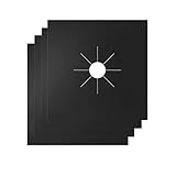 QIMENG-4 Teflon gas stove protection pad, cleaning pad, stove top protection pad, reusable gas stove...