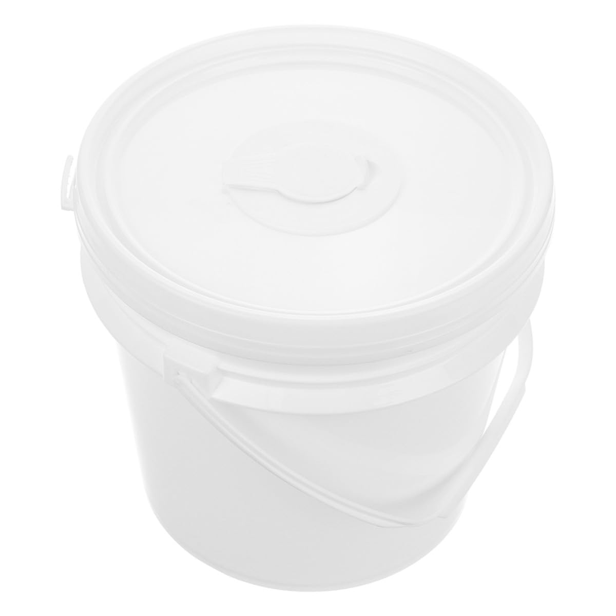 Toyvian Wipes Dispenser Bucket with Lid and Handle, Large 5l Plastic Wipe Container for Diapering and Travel, Multipurpose Wet Tissue Holder for Car and Home Use