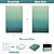 Lahome Outdoor Plastic Straw Rug 5x8, Reversible Waterproof Outdoor Rug Rv Outdoor Mats for Camping Large Carpet for Porch, Deck, Camper, Balcony, Picnic, Blue-Green 5x8