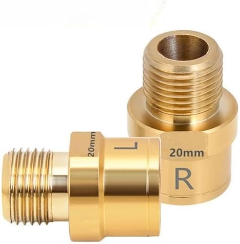 Miniatura 2 de Extensores de pedal de bicicleta de titanio, extensores de pedal hueco de 0.787 in, aleación de titanio, antioxidante, para bicicleta de carretera