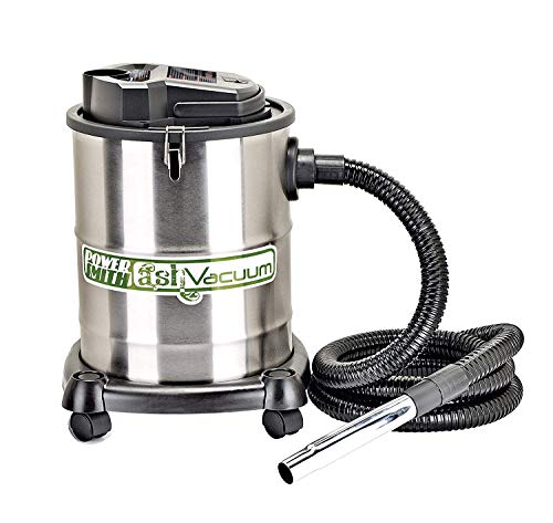 PowerSmith PAVC102 10 Amp 4 Gallon All-In-One Ash and Shop Vacuum/Blower with 10' Hose, Wheeled Base, Crevice Tool, Brush Nozzle, Pellet Stove Hose, 16' Power Cord, 1 1/4" Adapter, and 2 Filters - Thumbnail 3