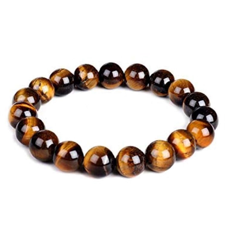 Tiger Eye Bracelet for Men & Women | Natural Tiger Eye Beads for Confidence, Good Health & Healing | Authentic Tigers Eye Bracelet-image-36