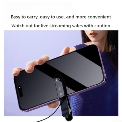 Clicker automático para smartphone con velocidad ajustable en blanco 3