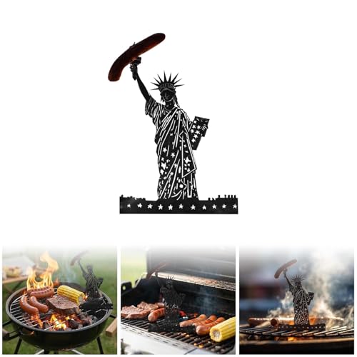 Monster Hot Dog Holder – Stainless Steel BBQ Skewers Set, 5.9