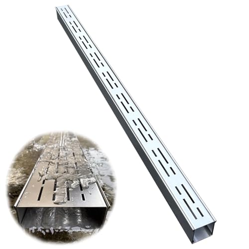 Sistema di canali di drenaggio per una gestione efficiente dell'acqua nei vialetti e nei patii