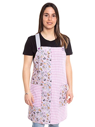 Ardeco's Bata maestra profesora casulla estola estampada Mascotas Cover